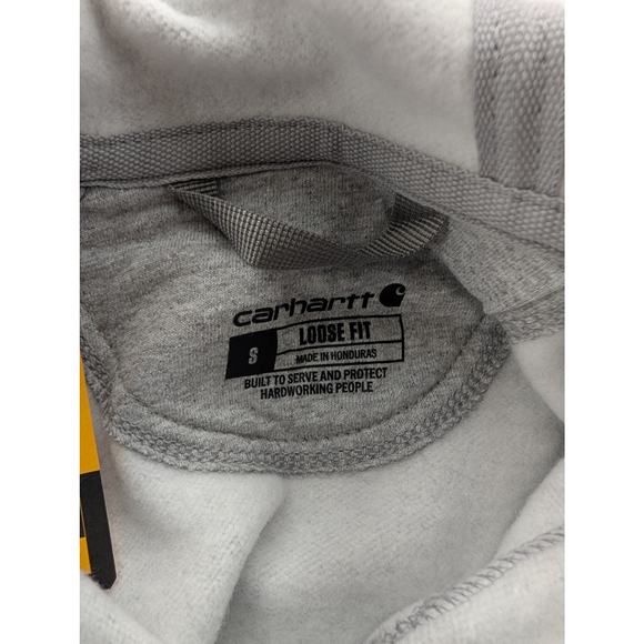NWT Carhartt Loose Fit Midweight Hoodie in Heather Grey size Small - Picture 5 of 6
